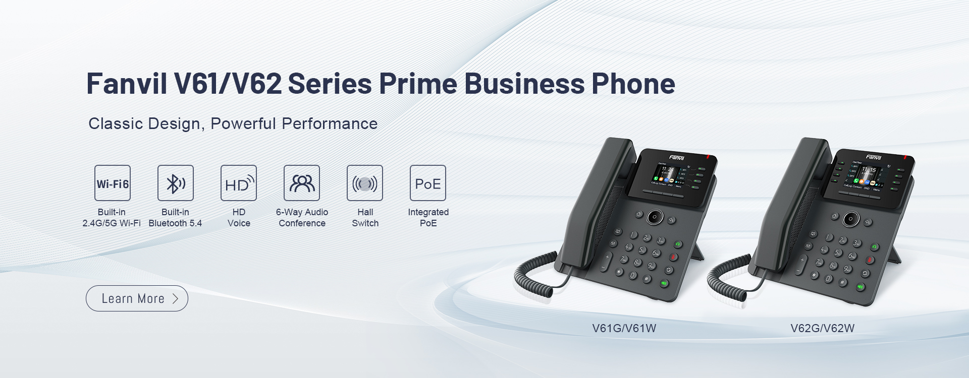 V61 V62 Series Fanvil Business IP Phones | V61 V62 Series