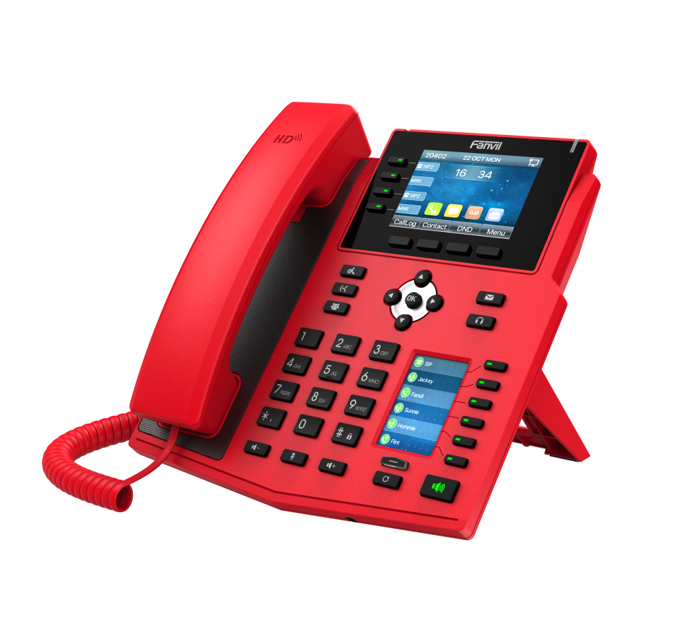 X5U-R Special Red IP Phone