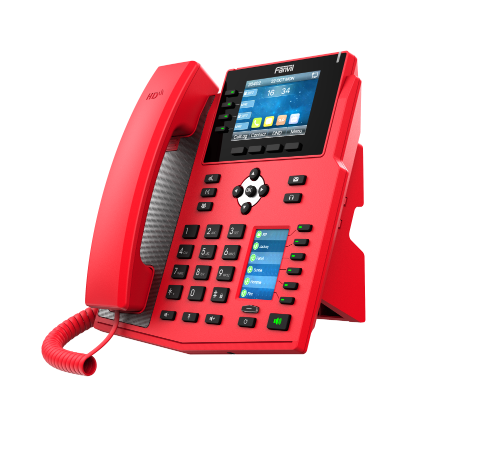 X5U-R Special Red IP Phone