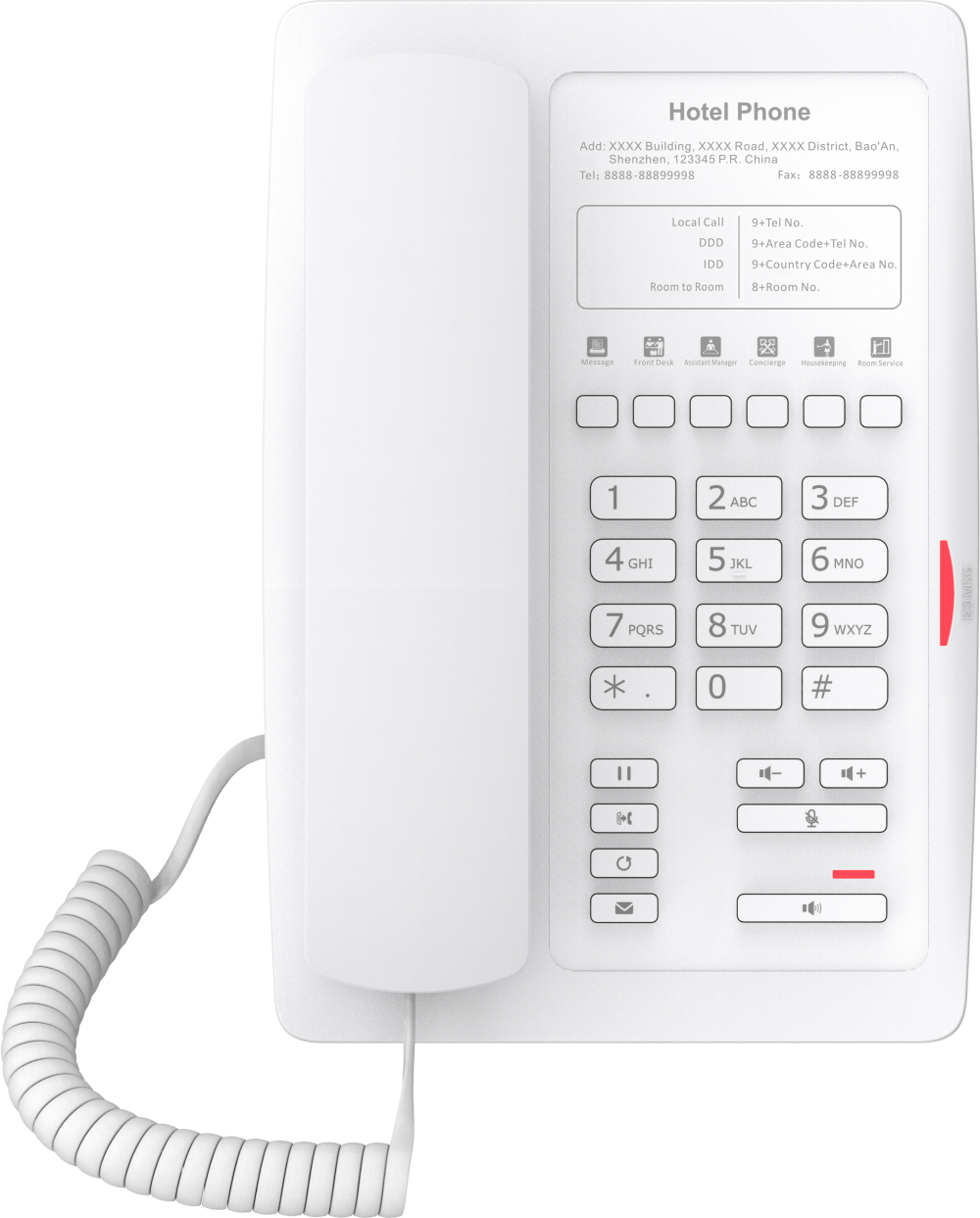 H3 Hotel IP Phone